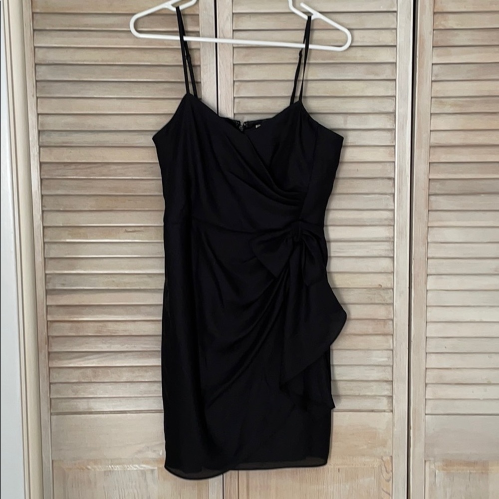 Little Black Dress, Faux Wrap Dress